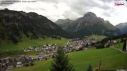 Archived webcam image showing Lech: Guesthouse Bergland on 5 Sep 2026 at 08:17
