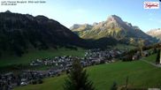Archived webcam image showing Lech: Guesthouse Bergland on 7 Sep 2026 at 08:17