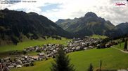 Archived webcam image showing Lech: Guesthouse Bergland on 7 Sep 2026 at 12:17