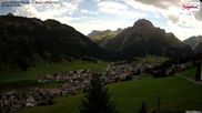 Archived webcam image showing Lech: Guesthouse Bergland on 7 Sep 2026 at 14:17