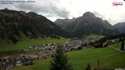 Archived webcam image showing Lech: Guesthouse Bergland on 7 Sep 2026 at 16:17
