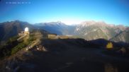 Archived webcam image showing Venet near Landeck - Astronomical observatory on 17 Oct 2026 at 08:50