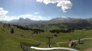 Archiviertes Webcam Bild: Seiser Alm: Blick von der Puflatsch Bergstation am 28.05.2026 um 10:15 Uhr