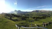 Archiviertes Webcam Bild: Seiser Alm: Blick von der Puflatsch Bergstation am 29.05.2026 um 07:54 Uhr