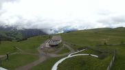 Archived webcam image showing Panorama of the Alpe di Siusi from the Puflatsch mountain station on 6 Jun 2026 at 12:08