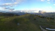 Archived webcam image showing Panorama of the Alpe di Siusi from the Puflatsch mountain station on 6 Jun 2026 at 20:08