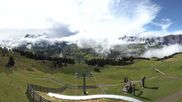 Archived webcam image showing Panorama of the Alpe di Siusi from the Puflatsch mountain station on 17 Sep 2026 at 10:29