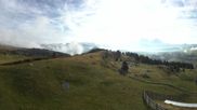 Archived webcam image showing Panorama of the Alpe di Siusi from the Puflatsch mountain station on 18 Sep 2026 at 08:05