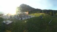 Archived webcam image showing Alpe di Siusi: Top station Florianlift on 9 Jul 2026 at 06:35