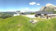 Archived webcam image showing Alpe di Siusi: Top station Florianlift on 9 Jul 2026 at 14:35