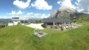 Archived webcam image showing Alpe di Siusi: Top station Florianlift on 8 Aug 2026 at 14:37