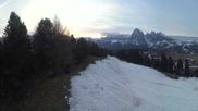 Archived webcam image showing View over Alpe di Siusi - Mezdi mountain station on 16 Apr 2026 at 06:04