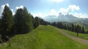 Archived webcam image showing View over Alpe di Siusi - Mezdi mountain station on 19 Jun 2026 at 10:59