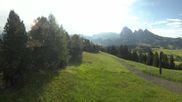 Archived webcam image showing View over Alpe di Siusi - Mezdi mountain station on 15 Jul 2026 at 08:55