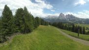 Archived webcam image showing View over Alpe di Siusi - Mezdi mountain station on 15 Jul 2026 at 14:55