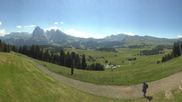 Archived webcam image showing View over Alpe di Siusi - Mezdi mountain station on 14 Aug 2026 at 12:06