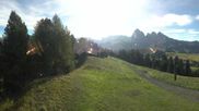Archived webcam image showing View over Alpe di Siusi - Mezdi mountain station on 13 Sep 2026 at 08:26
