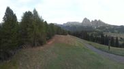 Archived webcam image showing View over Alpe di Siusi - Mezdi mountain station on 13 Sep 2026 at 18:26