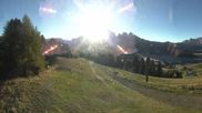 Archived webcam image showing View over Alpe di Siusi - Mezdi mountain station on 13 Oct 2026 at 08:48