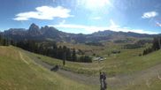 Archived webcam image showing View over Alpe di Siusi - Mezdi mountain station on 13 Oct 2026 at 12:48