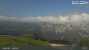 Archived webcam image showing Seiser Alm: Top Station Spitzbühl on 19 Jun 2026 at 07:52