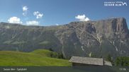 Archived webcam image showing Seiser Alm: Top Station Spitzbühl on 19 Jun 2026 at 11:52