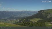 Archiviertes Webcam Bild: Seiser Alm: Bergstation Spitzbühl am 12.07.2026 um 13:05 Uhr