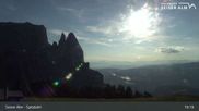 Archiviertes Webcam Bild: Seiser Alm: Bergstation Spitzbühl am 12.07.2026 um 19:05 Uhr