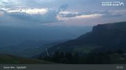 Archived webcam image showing Seiser Alm: Top Station Spitzbühl on 14 Jul 2026 at 01:28