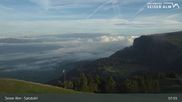 Archiviertes Webcam Bild: Seiser Alm: Bergstation Spitzbühl am 18.09.2026 um 08:06 Uhr