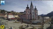 Archiviertes Webcam Bild: Mariazell: Hauptplatz und Basilika am 26 Feb 2026 um 12:46 Uhr