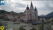 Archiviertes Webcam Bild: Mariazell: Hauptplatz und Basilika am 12.04.2026 um 06:57 Uhr