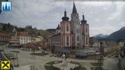 Archiviertes Webcam Bild: Mariazell: Hauptplatz und Basilika am 12.04.2026 um 12:57 Uhr