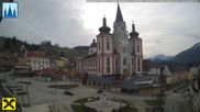 Archiviertes Webcam Bild: Mariazell: Hauptplatz und Basilika am 13.04.2026 um 08:49 Uhr
