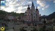 Archiviertes Webcam Bild: Mariazell: Hauptplatz und Basilika am 28.05.2026 um 06:31 Uhr