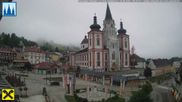 Archiviertes Webcam Bild: Mariazell: Hauptplatz und Basilika am 26.08.2026 um 06:02 Uhr