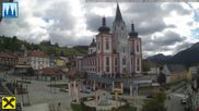 Archiviertes Webcam Bild: Mariazell: Hauptplatz und Basilika am 12.10.2026 um 10:02 Uhr