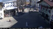 Archived webcam image showing St. Johann/Tyrol: Village on 26 Feb 2026 at 10:10