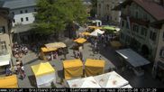 Archived webcam image showing St. Johann/Tyrol: Village on 8 May 2026 at 12:16