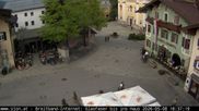 Archived webcam image showing St. Johann/Tyrol: Village on 8 May 2026 at 18:16