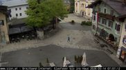 Archived webcam image showing St. Johann/Tyrol: Village on 14 May 2026 at 07:42