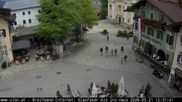Archived webcam image showing St. Johann/Tyrol: Village on 21 May 2026 at 12:32