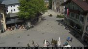 Archived webcam image showing St. Johann/Tyrol: Village on 21 May 2026 at 14:32