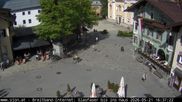 Archived webcam image showing St. Johann/Tyrol: Village on 21 May 2026 at 16:32