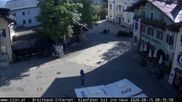 Archived webcam image showing St. Johann/Tyrol: Village on 15 Aug 2026 at 08:47