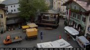 Archived webcam image showing St. Johann/Tyrol: Village on 28 Aug 2026 at 07:57
