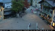 Archived webcam image showing St. Johann/Tyrol: Village on 5 Oct 2026 at 07:30