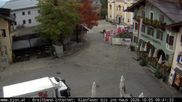 Archived webcam image showing St. Johann/Tyrol: Village on 5 Oct 2026 at 08:30