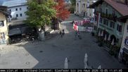 Archived webcam image showing St. Johann/Tyrol: Village on 5 Oct 2026 at 10:30