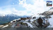 Archived webcam image showing Aletsch Arena - Webcam Fiescheralp on 8 May 2026 at 15:35